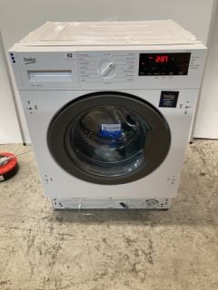 BEKO INTEGRATED 8KG WASHING MACHINE MODEL: WTIK84121 (EX DISPLAY) RRP: £349