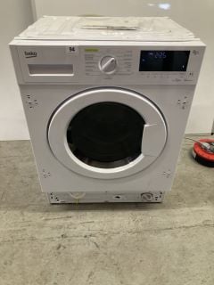 BEKO INTEGRATED 8/5KG WASHER DRYER MODEL: WDIK854451 (EX DISPLAY) RRP: £409