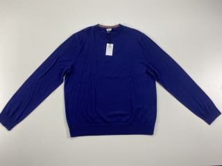 PAUL SMITH GENT'S PULLOVER CREW NECK. SIZE: XL, MADE FROM: 100% MERINO WOOL. RRP: £180