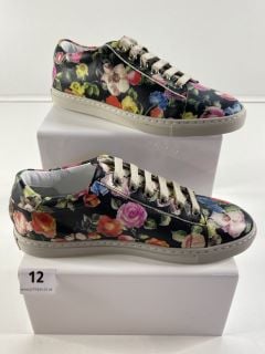 PAUL SMITH WOMEN'S SHOE HASSLER MULTI SEED PRINT 50TH. SIZE: 37, MADE FROM: 100% CALF LEATHER UPPER/RUBBER SOLE. RRP: £350