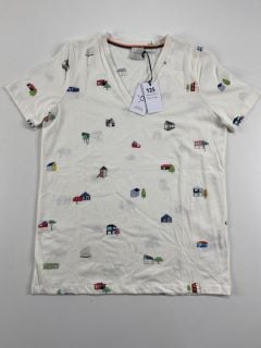 PAUL SMITH WOMEN'S PRINTED TSHIRT. SIZE: XS, MADE FROM: 100% COTTON. RRP: £130