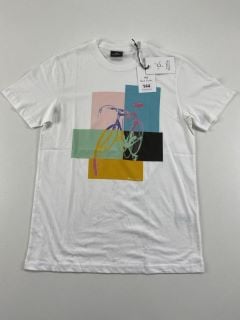 PAUL SMITH MEN'S SLIM FIT TSHIRT BIKE. SIZE: M, MADE FROM: 100% COTTON. RRP: £55