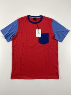 PAUL SMITH MEN'S LS CN REG FIT TSHIRT. SIZE: M, MADE FROM: 100% ORGANIC COTTON. RRP: £65