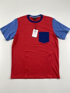 PAUL SMITH MEN'S LS CN REG FIT TSHIRT. SIZE: M, MADE FROM: 100% ORGANIC COTTON. RRP: £65