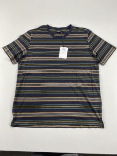 PAUL SMITH MEN'S REG FIT SS T SHIRT. SIZE: L, MADE FROM: 100% COTTON. RRP: £75