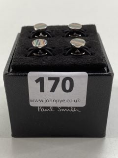 PAUL SMITH MEN'S CUFFLINK ENAMEL BUTTON . MADE FROM: 70 COPPER 30 ZINC WITH 100% ENAMEL PLATED. RRP: £100