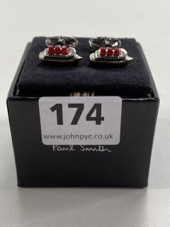 PAUL SMITH MEN'S CUFFLINK CRUISE. MADE FROM: 70 COPPER 30 ZINC WITH 100% ENAMEL PLATED. RRP: £100