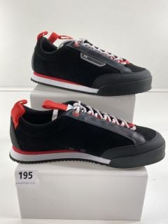 PAUL SMITH MEN'S SHOE FUJI BLACK. SIZE: 7, MADE FROM: 90% COW LEATHER 10% TPU UPPER/RUBBER SOLE. RRP: £185