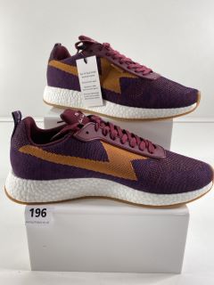 PAUL SMITH MEN'S SHOE ZEUS DARK VIOLET SPACE. SIZE: 9, MADE FROM: 100% POLYESTER UPPER/RUBBER SOLE. RRP: £165