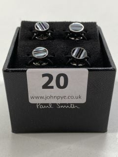 PAUL SMITH MEN'S CUFFLINK ENAMEL BUTTON . MADE FROM: 70 COPPER 30 ZINC WITH 100% ENAMEL PLATED. RRP: £100