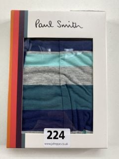 2 X PAUL SMITH MEN'S TRUNK. SIZE: L, MADE FROM: 94 COTTON 6 SPANDEX KNITTED. RRP: £36