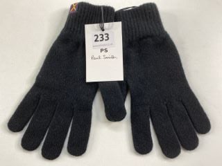 PAUL SMITH MEN'S GLOVE OPTIC TAPE. MADE FROM: 100% LAMBSWOOL KNITTED. RRP: £40