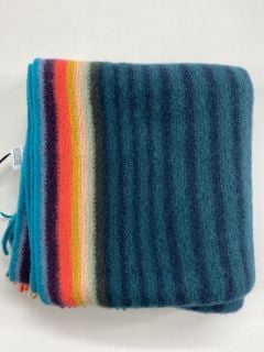 PAUL SMITH WOMEN'S SCARF ARTIST 2STRIP. MADE FROM: 100% WOOL KNITTED. RRP: £125