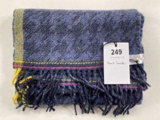 PAUL SMITH WOMEN'S SCARF DBLE HTOOTH. MADE FROM: 100% WOOL WOVEN. RRP: £95