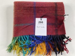 PAUL SMITH MEN'S SCARF ANDROMEDA. MADE FROM: 100% WOOL WOVEN. RRP: £110