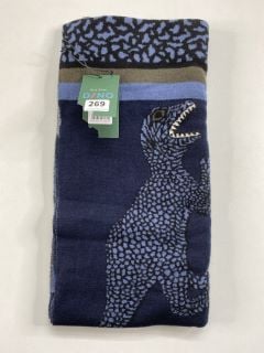 PAUL SMITH MEN'S SCARF DINO STRIPE. MADE FROM: 100% WOOL KNITTED. RRP: £155