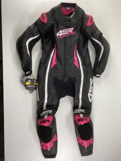 45R RACING LADY PINK 44 MOTORBIKE SUIT SIZE 34 RRP£769.00