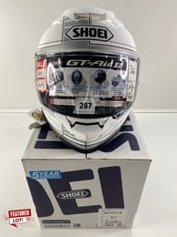 SHOEI NEOTEC II WHITE MOTORBIKE HELMET , SIZE SMALL 55-56CM  RRP£449 (ACU APPROVED)