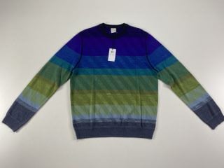 PAUL SMITH GENT'S PULLOVER CREW NECK. SIZE: L, MADE FROM: 100% WOOL. RRP: £300