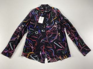 PAUL SMITH WOMEN'S SHIRT. SIZE: 44, MADE FROM: 100% VISCOSE. RRP: £205