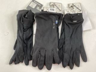 3 X HARLASSONS INNER GLOVE SIZE 2XL RRP£57