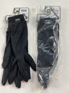 2 X HARLASSONS INNER GLOVE SIZE XL+LARGE RRP£38