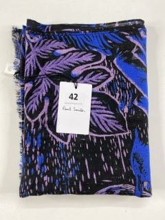 PAUL SMITH MEN'S SCARF WOODCUT. MADE FROM: 100% WOOL WOVEN. RRP: £140