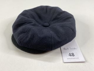 PAUL SMITH MEN'S HAT FLAT CAP. SIZE: M, MADE FROM: 100% WOOL WOVEN. RRP: £65