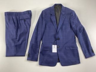 PAUL SMITH GENT'S TAILORED FIT 2 BUTTON SUIT. SIZE: 38/48, MADE FROM: 100% WOOL. RRP: £1045