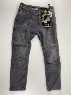 45R CLUB SPORT GREY MOTORBIKE JEANS SIZE 40 RRP£145