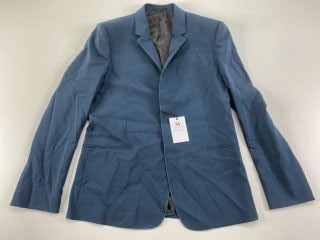 PAUL SMITH GENT'S CONCEALED 2 BTN JACKET. SIZE: 42/52, MADE FROM: 73% WOOL 26% MOHAIR 1% ELASTANE. RRP: £995