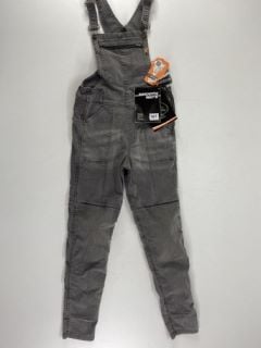 MOTO GIRL GREY DUNGRI IRENE SIZE XS RRP£159.00