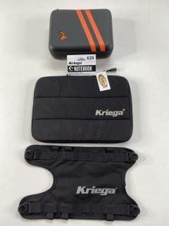 SP GADGETS CASE SUITABLE FOR GO PRO HERO + KRIEGA NOTEBOOK PADDED CASE