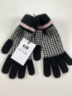 PAUL SMITH WOMEN'S GLOVE HOUNDSTOOTH. MADE FROM: 100% WOOL KNITTED. RRP: £50