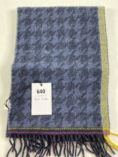 PAUL SMITH WOMEN'S SCARF DBLE HTOOTH. MADE FROM: 100% WOOL WOVEN. RRP: £95