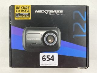 NEXTBASE DASH CAM CAR SURVEILLANCE EQUIPMENT IN BLACK: MODEL NO 122 (WITH BOX & ACCESSORIES)  [JPTN41052]