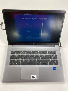 HP 470 G8 NOTEBOOK 256GB LAPTOP IN SILVER.. INTEL CORE I5-1135G7, 8GB RAM,   [JPTN40666]