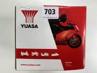 YUASA MOTORCYCLE AND POWERSPORTS BATTERY COMBIPACK 12N5-3B