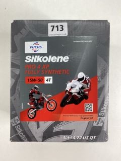 SILKOLENE PRO 4 XP FULLY SYNTHETIC 15W-50 4T ENGINE OIL