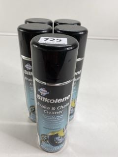 5 X SILKOLENE BRAKE AND ChAIN CLEANER