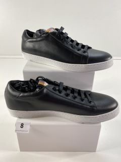 PAUL SMITH MEN'S SHOE HASSLER BLACK ARTIST STRP TONG. SIZE: 10, MADE FROM: 100% CALF LEATHER UPPER/RUBBER SOLE. RRP: £325