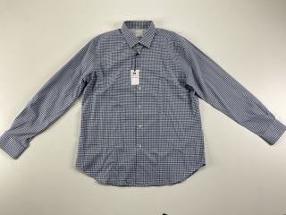 PAUL SMITH GENT'S S/C TAILORED SHIRT. SIZE: 17.5, MADE FROM: 100% COTTON. RRP: £170