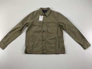 PAUL SMITH MEN'S SNAP FRONT OVERSHIRT. SIZE: L, MADE FROM: 100% COTTON. RRP: £200