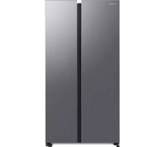 SAMSUNG SERIES 8 SPACEMAX FREESTANDING AMERICAN-STYLE FRIDGE FREEZER - MODEL NUMBER RS66DG813CS9EU - RRP £1849 (JOHN PYE WHITEGOODS CONDITION REPORT: UNIT POWERED UP, NO ERROR CODE APPARENT, FRONT FA