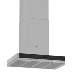 NEFF N70 60CM CHIMNEY HOOD – STAINLESS STEEL MODEL: D65BMP5N0B RRP: £699 (IN PACKAGING)