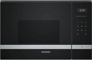 SIEMENS IQ500 BUILT IN 900W MICROWAVE OVEN IN BLACK AND STAINLESS STEEL MODEL: BF555LMS0B RRP: £459 (IN PACKAGING)