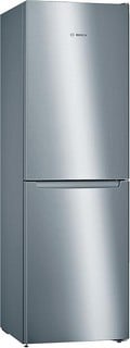 BOSCH SERIES 2 186CM HIGH 50/50 NO FROST FRIDGE FREEZER - STAINLESS STEEL EFFECT MODEL: KGN34NLEAG RRP: £629 (IN PACKAGING)