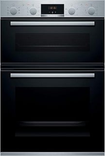 BOSCH SERIES 4 BUILT IN ELECTRIC DOUBLE OVEN - STAINLESS STEEL MODEL: MBS533BS0B RRP: £749