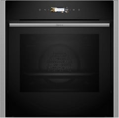 NEFF N70 SLIDE & HIDE PYROLYTIC MULTIFUNCTION SINGLE OVEN – STAINLESS STEEL MODEL: B54CR71N0B RRP: £949 (IN PACKAGING)