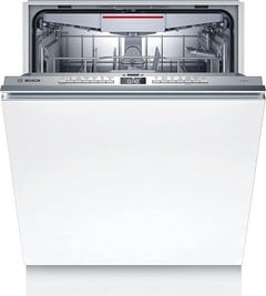 BOSCH SERIES 4 WIFI CONNECTED FULLY INTEGRATED STANDARD DISHWASHER - STAINLESS STEEL MODEL: SMV4HVX00G RRP: £579 (POWERS ON)